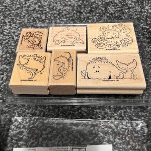 Stampin' Up! Silly Sealife 6 pc. Mounted Stamp Set